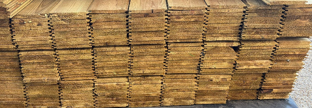 π Clearance Bundle π 55 x Lengths Of Pressure Treated TGV Cladding - 120mm x 12mm-  4.2m (approx 20% are damaged see pictures) π₯Β£275 The Lotπ₯