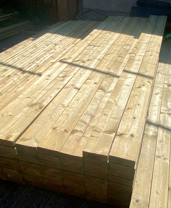 🆑 Clearance Sale 🆑 C24 Structural Grade Treated Timber 150 x 47 x 3.6m (6x2) 💥£12.50💥