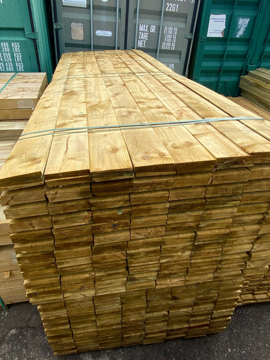 π Clearance Sale π Featheredge Cladding 150mm x 3600mm - 6 Inch (12ft) π₯Β£4.50π₯