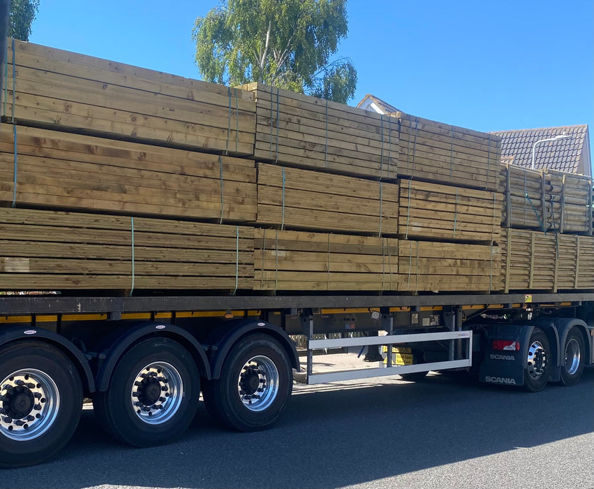 Treated Roofing Batten 50 x 25 x 5400mm (5.4m 2x1) - £5.40 Per Length Inc Vat