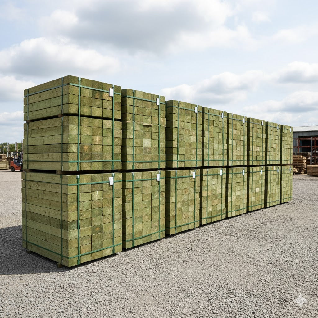 Treated Garden Sleepers | Long-Lasting Timber for Landscaping & Raised Beds Kent