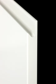 Larissa Handle Less White Gloss J Pull- Replacement Kitchen Doors (1245mm High) - Hardware > Hardware Accessories > Cabinet Hardware > Cabinet Doors