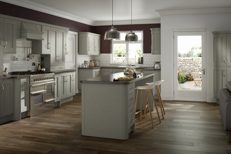 Buckingham Wood Grain Shaker Dakar- Replacement Kitchen Doors (1965mm High 3 Panel) - Hardware > Hardware Accessories > Cabinet Hardware > Cabinet Doors