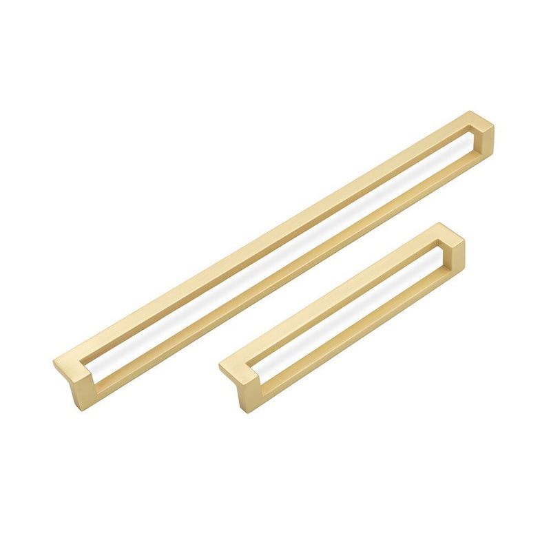 DECO Pull Handle Kitchen/Bedroom Door Handle Satin Brass (Various Sizes)