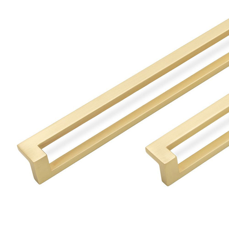 DECO Pull Handle Kitchen/Bedroom Door Handle Satin Brass (Various Sizes)