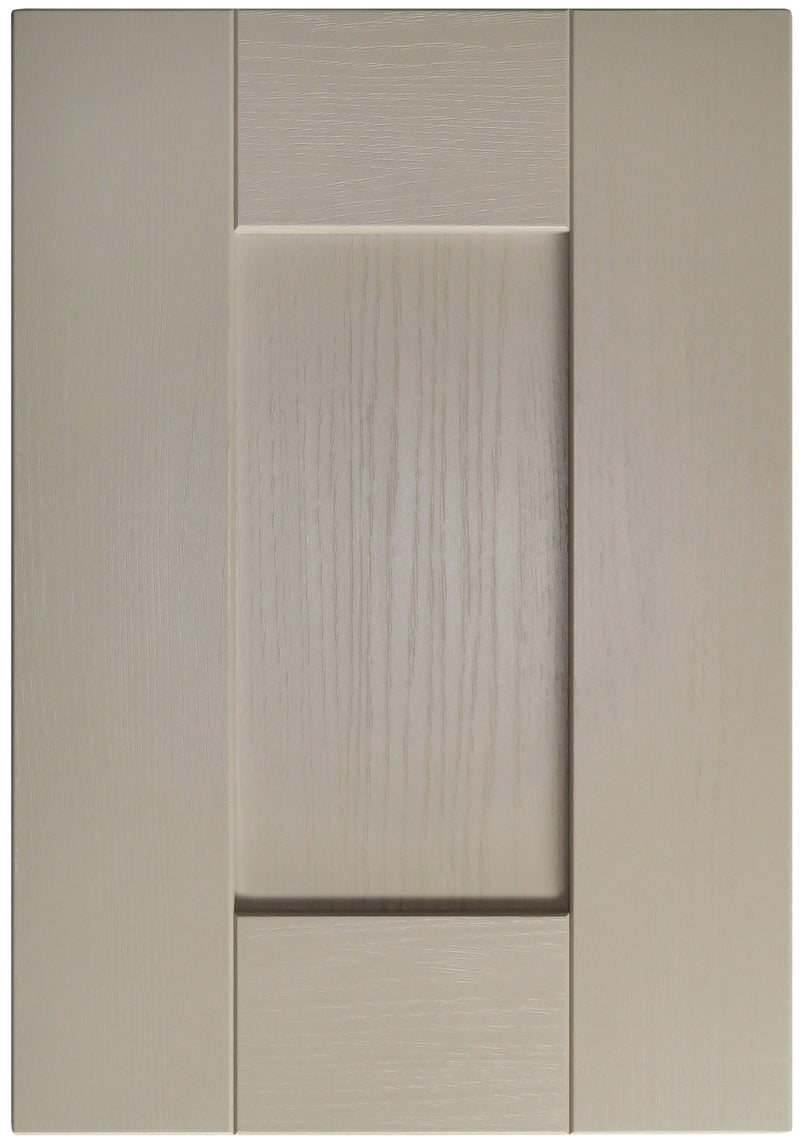Buckingham Wood Grain Shaker Stone Grey Ash- Replacement Kitchen Doors (570mm High) -