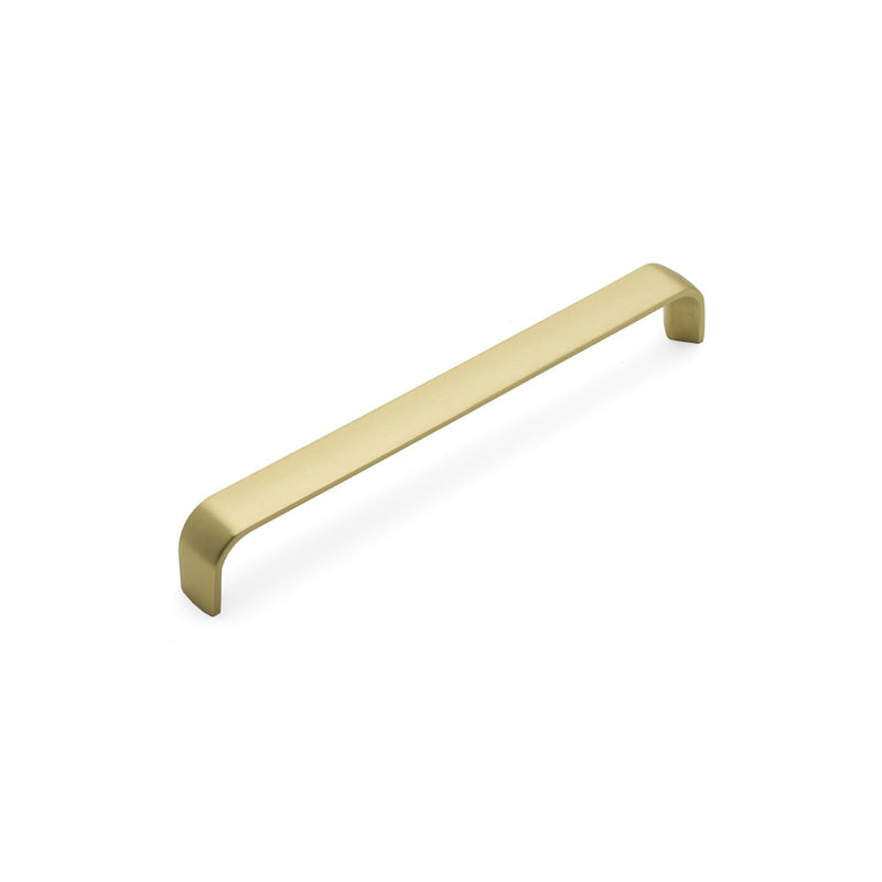 Camden D Kitchen/Bedroom Door Handle Satin Brass (Various Sizes)
