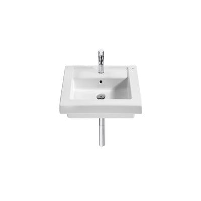 Prisma Ceramic 600mm Wall Hung Basin - 1 Tap Hole - Bathrooms