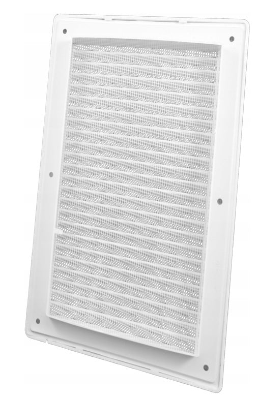 Louvre Vent White DL/140X210 RW LUX With Fly Mesh - Hardware > Heating, Ventilation & Air Conditioning