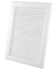 Louvre Vent White DL/90X240RW LUX With Fly Mesh - Hardware > Heating, Ventilation & Air Conditioning