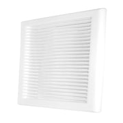 Louvre Vent White DL/150 RW LUX With Fly Mesh - Hardware > Heating, Ventilation & Air Conditioning
