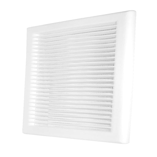 Louvre Vent White DL/100 RW LUX With Fly Mesh - Hardware > Heating, Ventilation & Air Conditioning