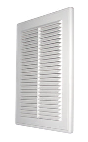 Louvre Vent D/180X250RW Classic 180mm X 250mm with Fly Screen - Hardware > Heating, Ventilation & Air Conditioning