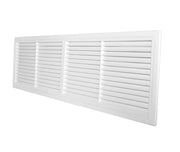 Louvre Vent D/430X110RW Classic 430mm X 110mm with Fly Screen - Hardware > Heating, Ventilation & Air Conditioning