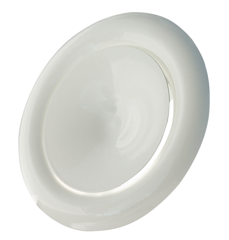 White Metal Extract Ceiling Valve 125mm - Anemostat SV - Hardware > Heating, Ventilation & Air Conditioning > Vents & Flues