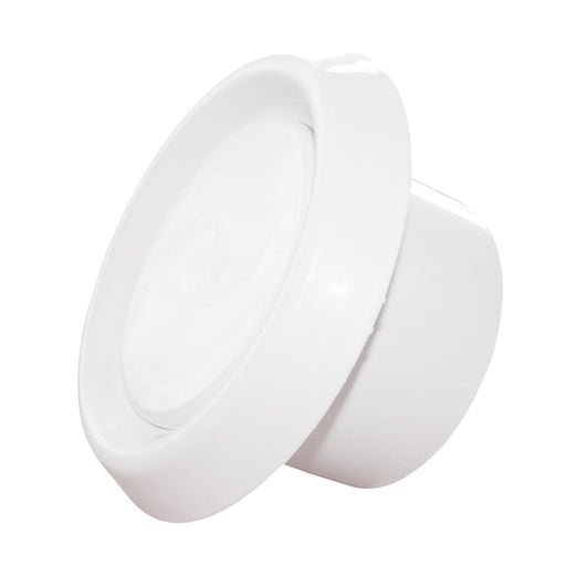 White ABS Extract Ceiling Valve 100mm - Hardware > Heating, Ventilation & Air Conditioning > Vents & Flues