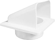 External White Louvre Vent KRD/100 fi100mm - Hardware > Heating, Ventilation & Air Conditioning