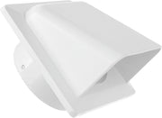 External White Louvre Vent KRD/100 fi100mm - Hardware > Heating, Ventilation & Air Conditioning