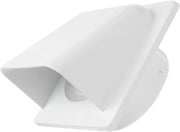 External White Louvre Vent KRD/100 fi100mm - Hardware > Heating, Ventilation & Air Conditioning
