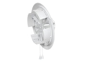 Adjustable Louvre Vent Round 80mm-160mm White - Hardware > Heating, Ventilation & Air Conditioning