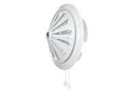 Adjustable Louvre Vent Round 80mm-160mm White - Hardware > Heating, Ventilation & Air Conditioning