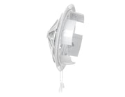 Adjustable Louvre Vent Round 80mm-160mm White - Hardware > Heating, Ventilation & Air Conditioning