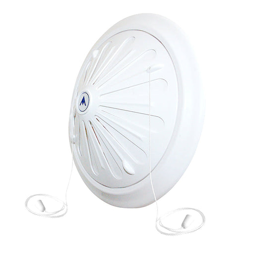 Adjustable Louvre Vent Round 80mm-160mm White - Hardware > Heating, Ventilation & Air Conditioning