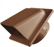 External Brown Louvre Vent KRD/100B fi100mm - Hardware > Heating, Ventilation & Air Conditioning