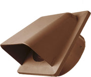 External Brown Louvre Vent KRD/100B fi100mm - Hardware > Heating, Ventilation & Air Conditioning