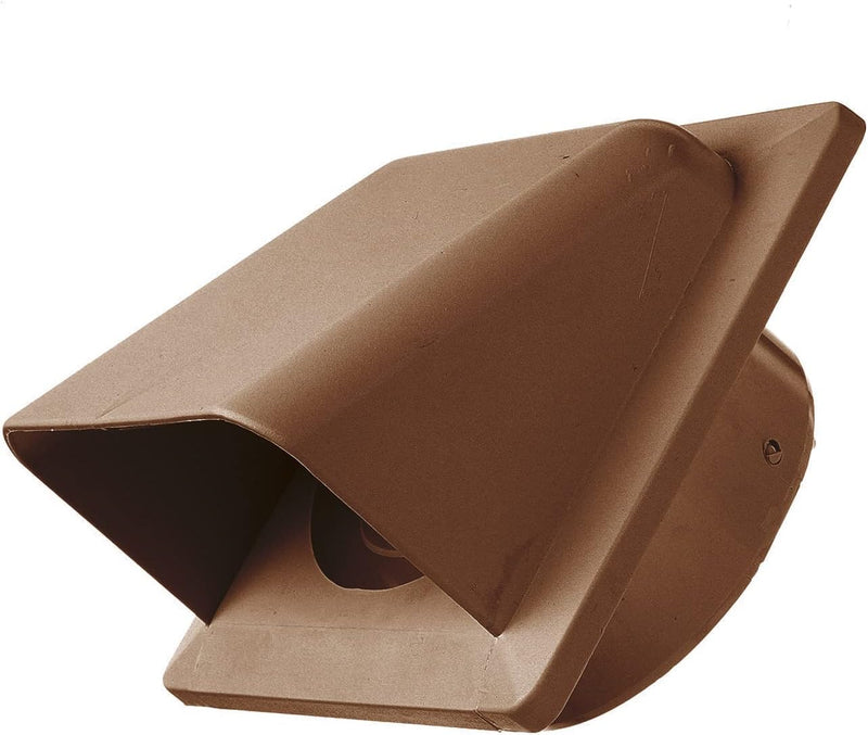 External Brown Louvre Vent KRD/100B fi100mm - Hardware > Heating, Ventilation & Air Conditioning
