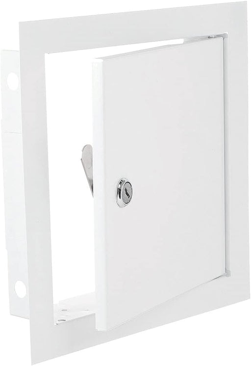 Access Panel Door Metal With Lock, White 200mm x 250mm - Hardware > Building Materials > Hatches