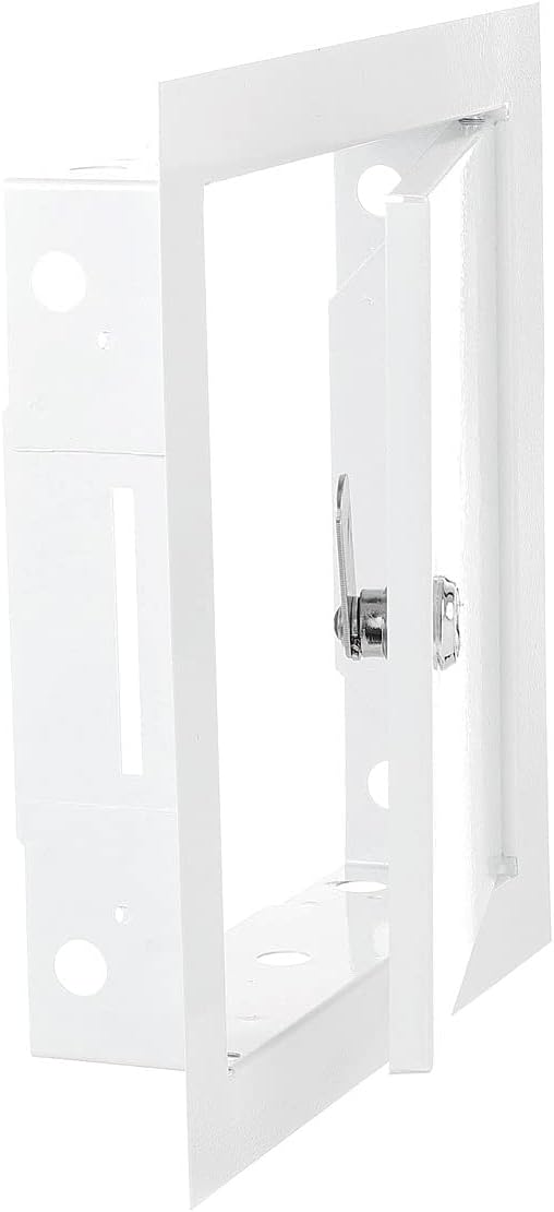 Access Panel Door Metal With Lock, White 500mm x 500mm - Hardware > Building Materials > Hatches
