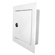 Access Panel Door Metal With Lock, White 200mm x 250mm - Hardware > Building Materials > Hatches