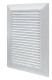 Louvre Vent Duo Smart 140/210 140mm X 210mm With Fly Mesh - Hardware > Heating, Ventilation & Air Conditioning