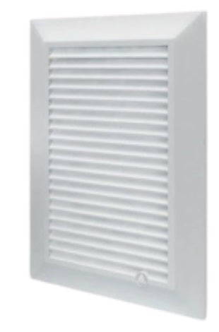 Louvre Vent Duo Smart 140/210 140mm X 210mm With Fly Mesh - Hardware > Heating, Ventilation & Air Conditioning