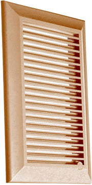 Louvre Vent Duo Smart 90/240 Brown 90mm x 240mm With Fly Mesh - Hardware > Heating, Ventilation & Air Conditioning