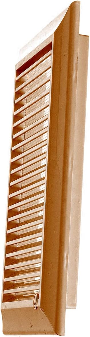 Louvre Vent Duo Smart 90/240 Brown 90mm x 240mm With Fly Mesh - Hardware > Heating, Ventilation & Air Conditioning