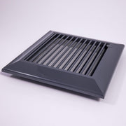 Louvre Vent Graphite Duo Smart 135G 135mm With Fly Mesh - Hardware > Heating, Ventilation & Air Conditioning
