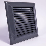 Louvre Vent Graphite Duo Smart 135G 135mm With Fly Mesh - Hardware > Heating, Ventilation & Air Conditioning