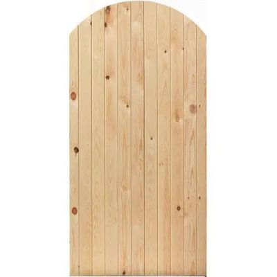 Oxford Arched Un Finished Softwood Gate - 1829mm x 915mm -