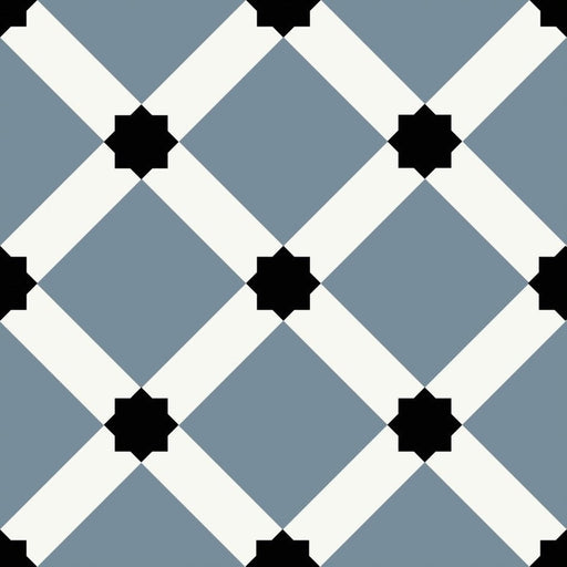 Symphony Blue Ornamental 2 (14 per Box) - Porcelain Tiles