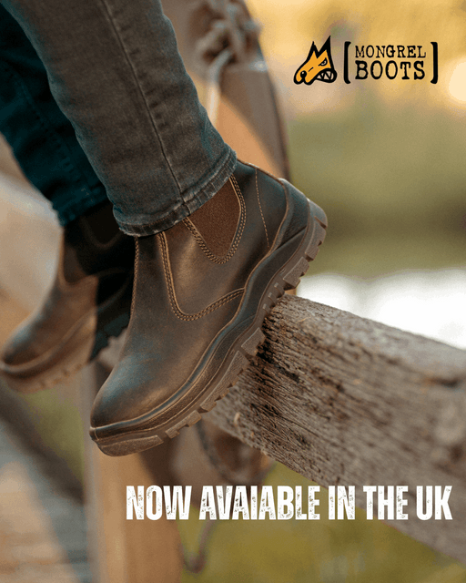 Mongrel 940030 Elastic Side Premium Boot Brown - Non Safety