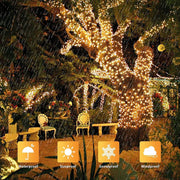 Caradok Solar String Lights Outdoor - 8 Lighting Modes - Extra Long Up to 30m with 300 LEDs - IP65 Waterproof Fairy Lights - Home & Garden > Lighting > Light Ropes & Strings