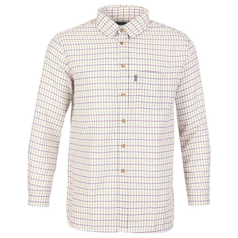 Fort 100 Tattersall Checked Flannel Shirt - SHIRTS