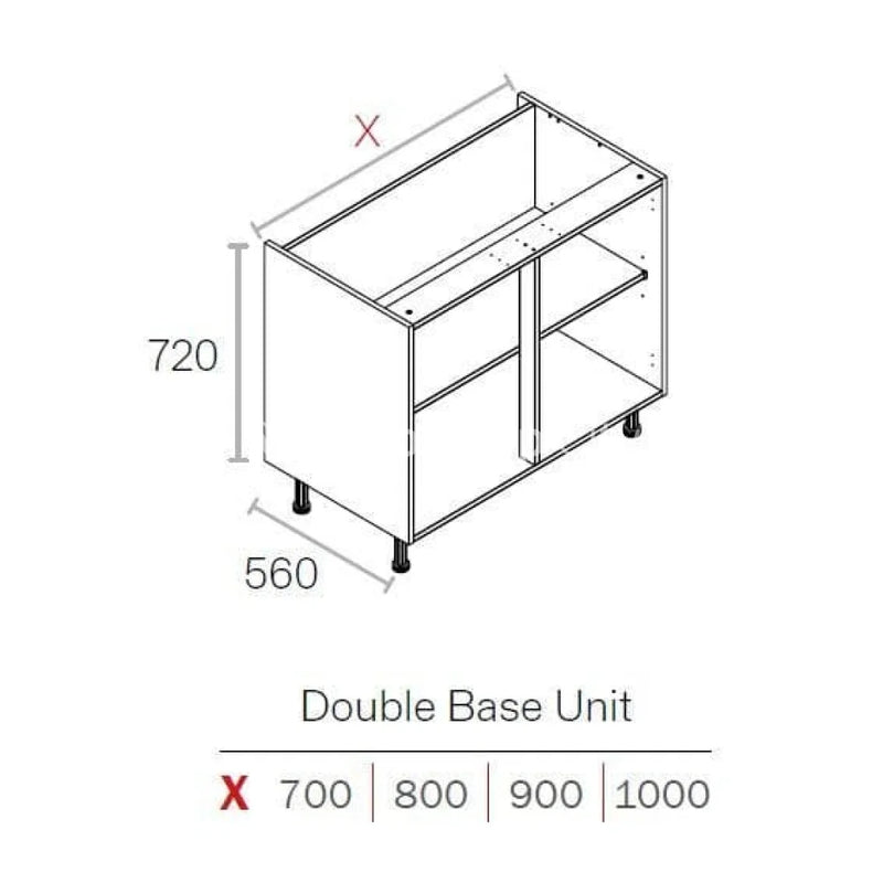 1000mm Kitchen Base Cabinet White - Furniture > Cabinets & Storage > Kitchen Cabinets > Base Kitchen Cabinets