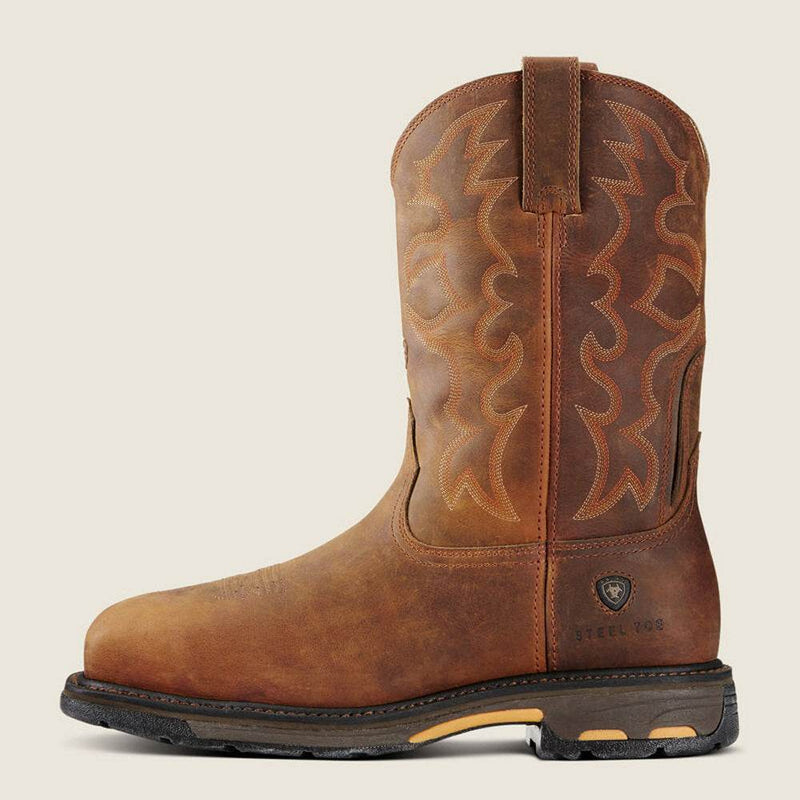Ariat 10016568 WorkHog Wide Square Toe Australia Steel Toe Work Boot - Business & Industrial > Work Safety Protective Gear RIGGER BOOTS