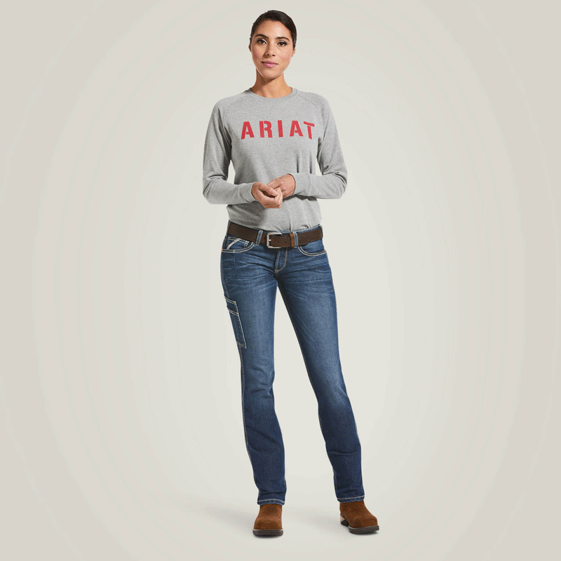Ariat P21909 Womens Rebar DuraStretch Riveter Straight Leg Jean - WOMENS TROUSERS