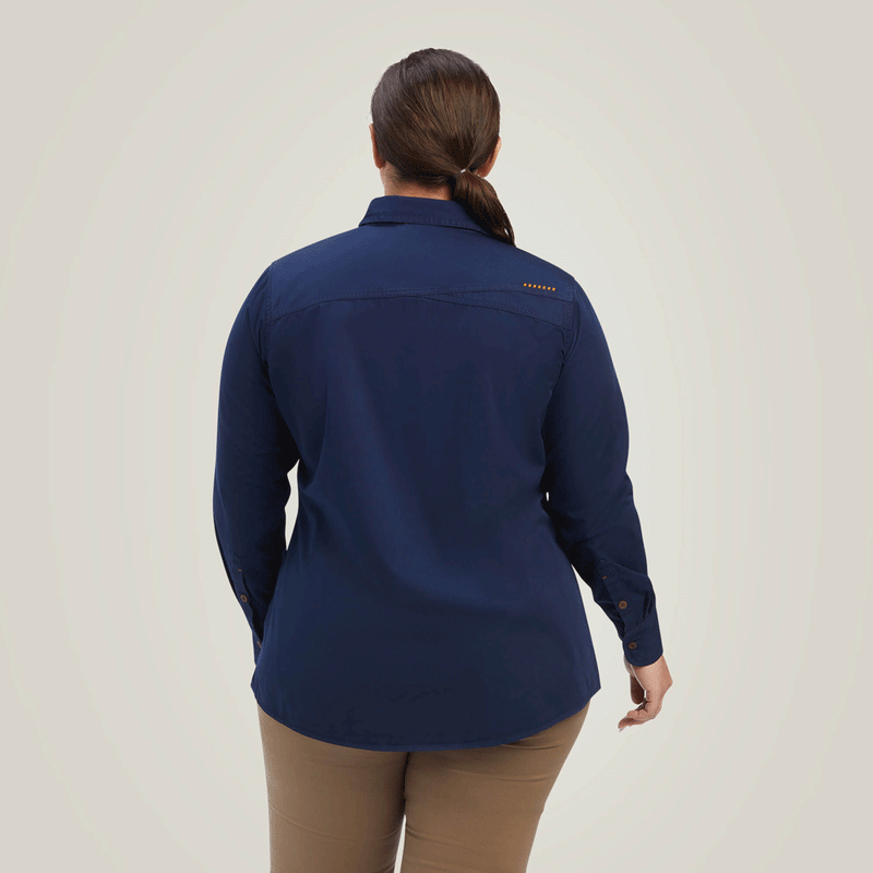 Ariat P20340 Womens Rebar Washed Twill Work Shirt - WOMENS T-SHIRTS