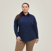 Ariat P20340 Womens Rebar Washed Twill Work Shirt - WOMENS T-SHIRTS