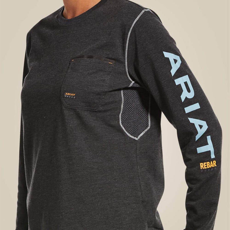 Ariat P20328 Women's Rebar Workman Logo T-Shirt - WOMENS T-SHIRTS